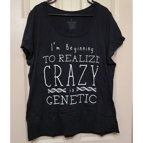 Torrid Orphan Black Collection Crazy Is Genetic Scoop Neck Tee - Picture 2 of 3